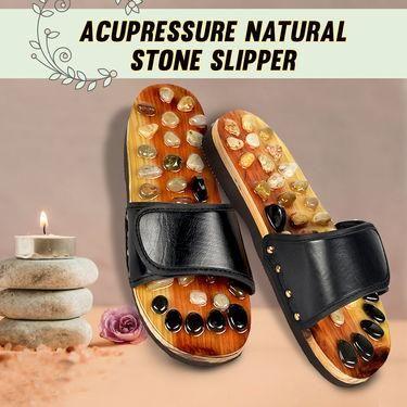 YogiMarg™ Stone Therapy Slippers (Red)